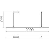 Каркас Модульная система освещения SM 8880 Line Brass 2000 60W