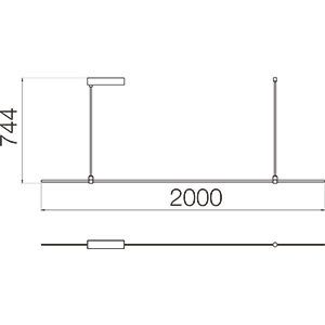 Каркас Модульная система освещения SM 8880 Line Brass 2000 60W