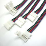Конектор PROLUM™ для LED стрічки 10 мм, RGB + 2 затискача