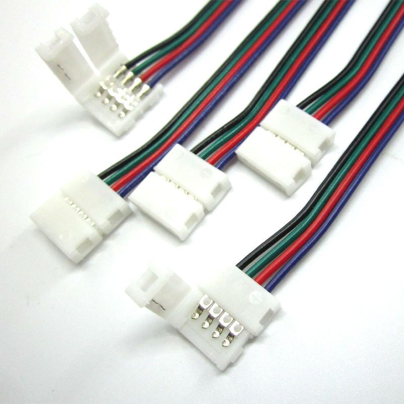 Конектор PROLUM™ для LED стрічки 10 мм, RGB + 2 затискача