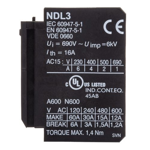 Додатковий контакт NDL3-22 3НВ+1НЗ для KNL 22-30 (038422851000)