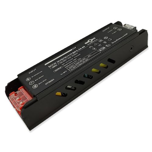 Блок живлення 24В 60Вт 2,5А IP20 BPX-24-60 Slim металевий перфорований корпус