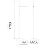 Каркас Модульная система освещения SM 8878 Floor Base Brass