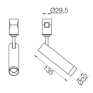 Светильник для модульной системы 8878 Module F5 Coffee 4000K
