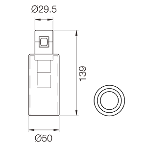 Світильник модульний 8878 Module G5 Brass 4000K