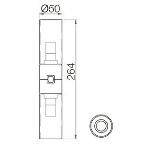 Светильник для модульной системы 8878 Module K8 Brass 3000K