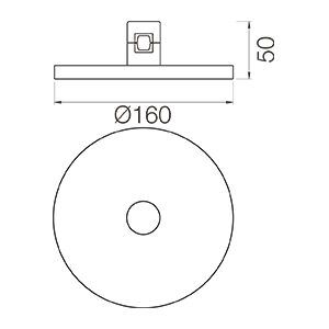 Светильник для модульной системы 8878 Module M15 Black 4000K