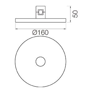 Светильник для модульной системы 8878 Module M15 Black 3000K