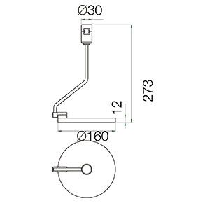 Светильник для модульной системы 8878 Module N15 Brass 3000K