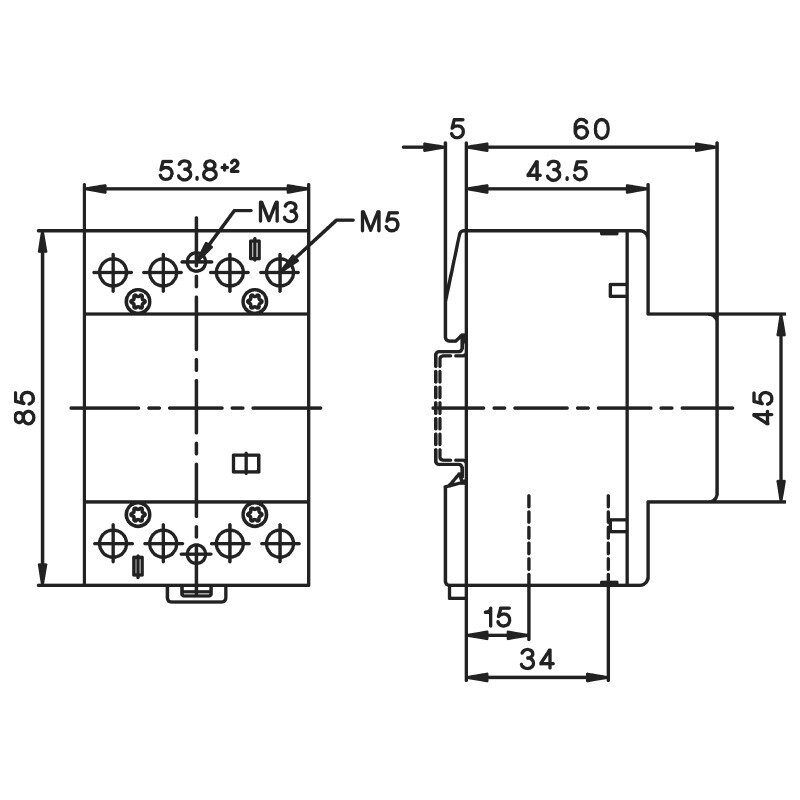 Контактор R40-40 40А 4NO 24В 50Hz (16535)