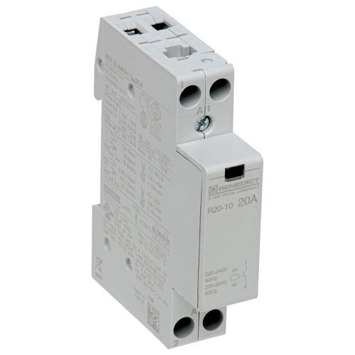 Контактор R20-10 20А 1NO 230В 50Hz (17398)
