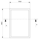 Розподільчий щит IDE внутрішній 24 модулів IP40 з шинами N і PE 449x316x97 мм (GPE24PT/PH/RR)