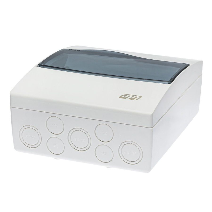 Розподільчий щит IDE 8 модулей IP40 з шинами N і PE 228x191x99 мм (BV8PT/RR)