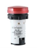 Світлосигнальна арматура TBLOC LED SIL 22-24 червона
