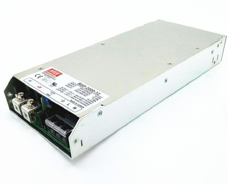 Блок питания Mean Well RSP-2000-12 (1200W; 100A; 12V; IP20) Series "RSP"