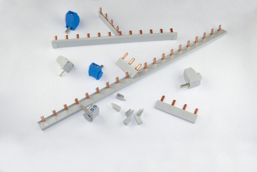 Гребінчаста шина живлення Pollmann PIN S-3L-1000/10, 10мм2, 3 полюса, 1м