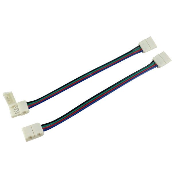 Конектор PROLUM™ для LED стрічки 10 мм, RGB + 2 затискача