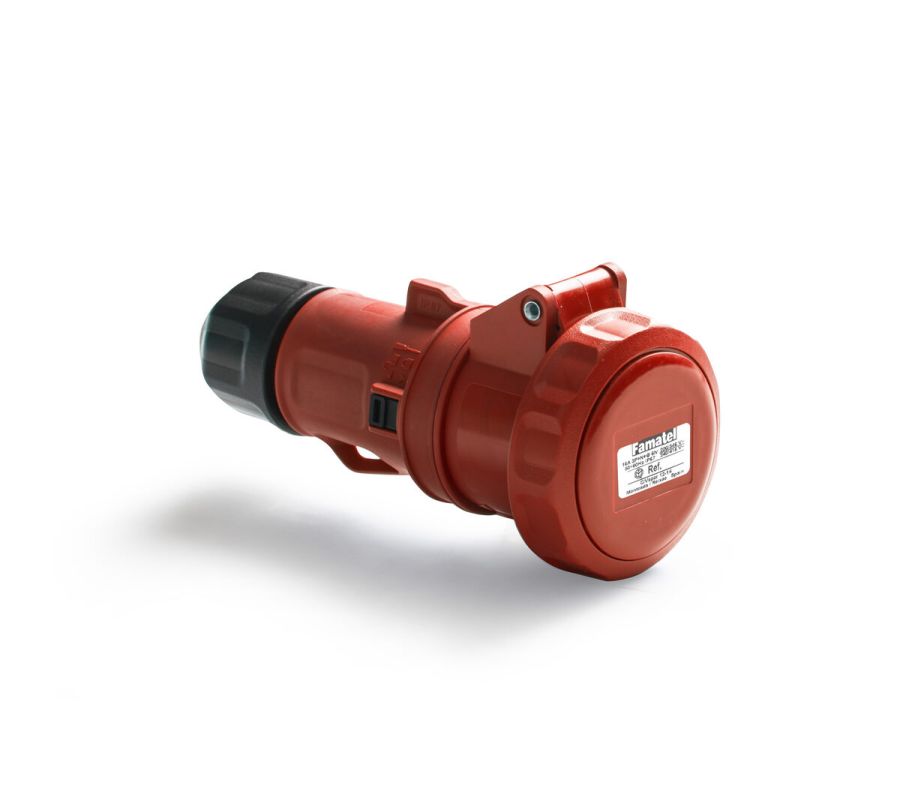 Розетка кабельна Famatel 3P+E, 16A, 400В, IP67
