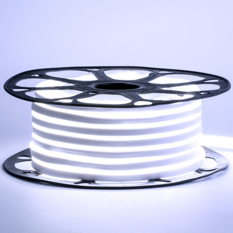 Лед стрічка НЕОН AVT 220В 53-CW 8х16мм 120W2835 7Вт IP65 9000-10000К
