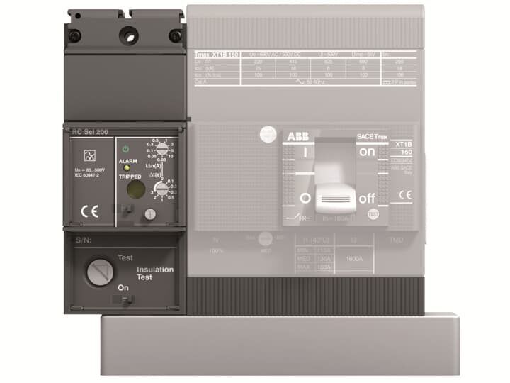 Розчіплювач струму витоку RC Sel 200 HV 85...690Vac XT1 4p F