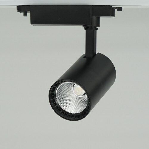 Трековий світильник Feron AL102 12W 4000К IP40 чорний 80*180*170мм