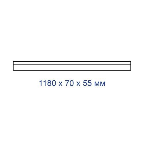Світлодіодний світильник лінійний AL4020 48W 4000К чорний