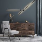 Світлодіодний світильник Лофт накладний AL8130ARD 15W 4000К чорний