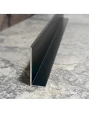 Алюмінієвий мікроплінтус MICRO 640 (висота 40 мм) Чорний 2,5м