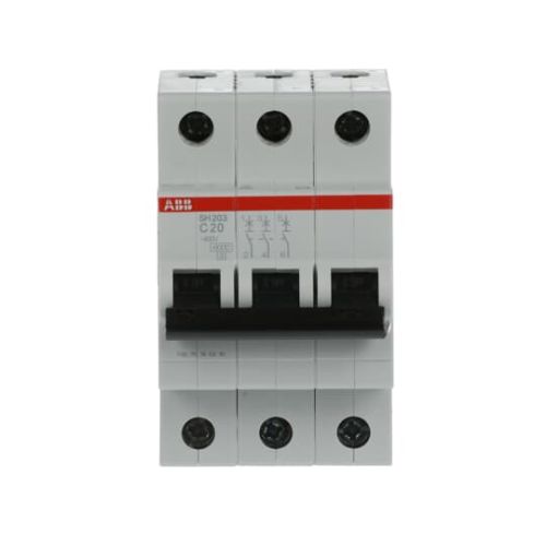 Автоматический выключатель Compact Home C 20A 6kA 3P SH203-C20