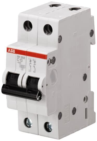 Автом. вимикач Compact Home C 2A 6kA 2P SH202-C2