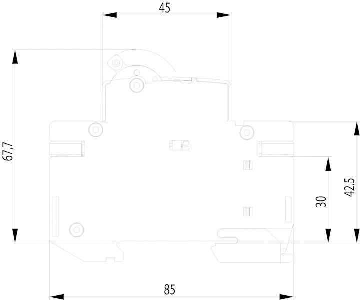 Автоматический выключатель 10А B 3P 6kA ETIMAT 6 (2115514)