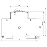 Автом. вимикач 10А С 1P+N (1мод.) 6kA ETIMAT 6 (2191122)