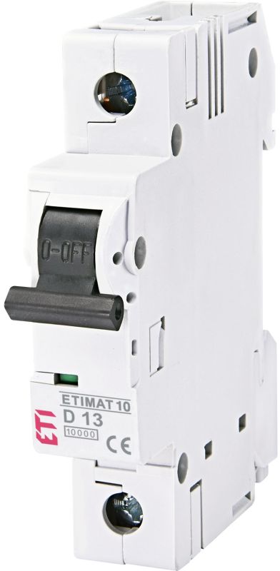 Автом. вимикач 13А D 1P 10kA ETIMAT 10 (2151715)