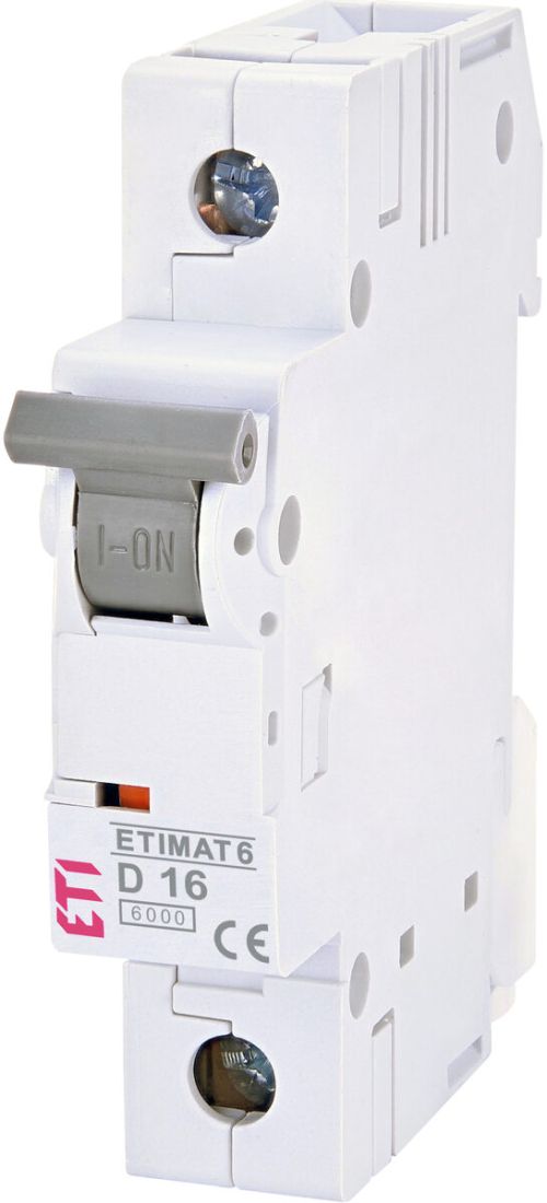 Автом. вимикач 16A D 1P 6kA ETIMAT 6 (2161516)