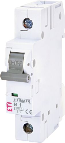 Автом. вимикач 1А B 1P 6kA ETIMAT 6 (2111509)