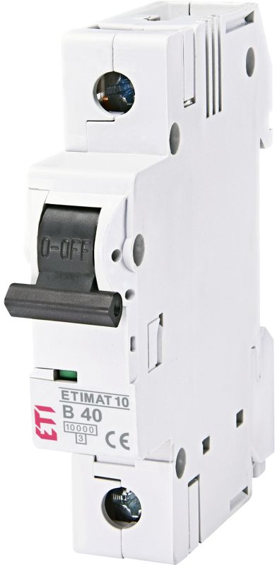 Автом. вимикач 40А B 1P 10kA ETIMAT 10 (2121720)