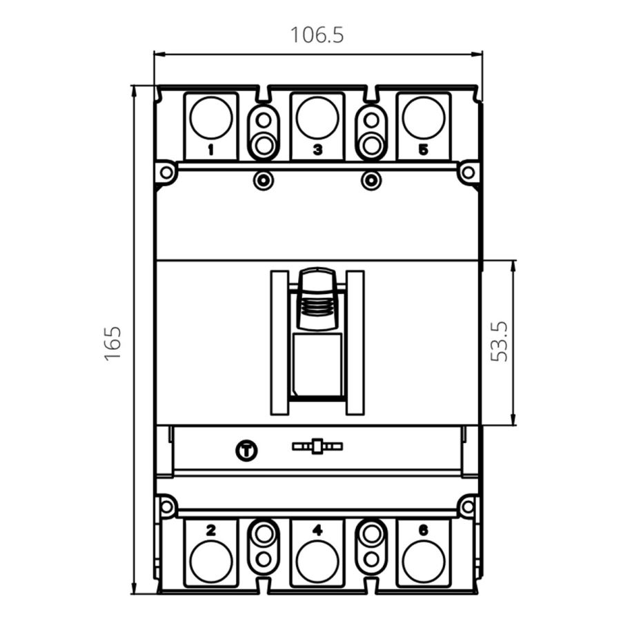 Автом. вимикач 315А 65кА з регул. розчіпл. MOD3 3NM 315A (786104400000)