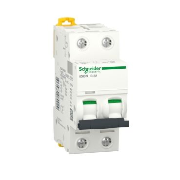 Автоматический выключатель 63A C 2P 10kA Acti9 iC60N (A9F79263)