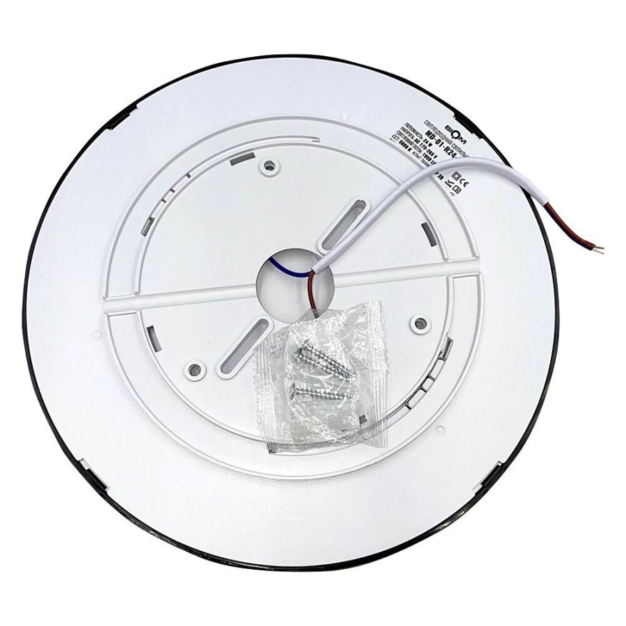 Світлодіодний світильник накладний Biom 24W 5000К MD-01-R24-5 круглий матовий