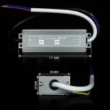 Блок живлення BIOM 12В 30Вт 2,5А IP67 WBP-30-12 мет. герм.