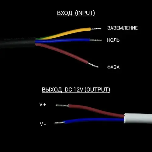 Блок живлення BIOM 12В 30Вт 2,5А IP67 WBP-30-12 мет. герм.