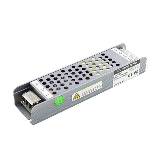 Блок живлення BIOM 12В 150Вт 12,5А IP20 BPU-150 Slim мет. перф.