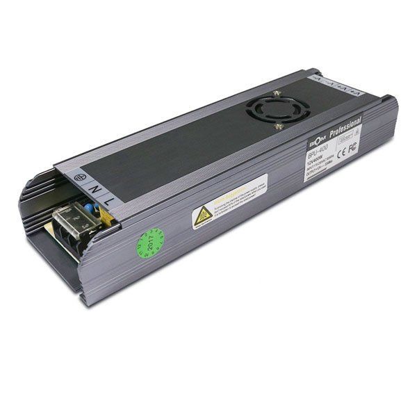 Блок живлення BIOM 12В 400Вт 33А IP20 BPU-400 Slim мет. перф.