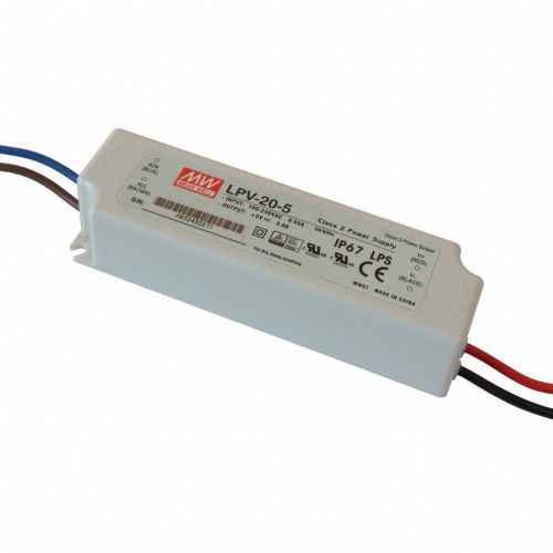 Блок живлення Mean Well LPV-20-5 (15W; 3A; 5V; IP67) Series "LPV"