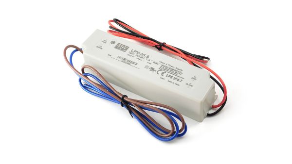Блок живлення Mean Well LPV-35-5 (30W; 5A; 5V; IP67) Series "LPV"