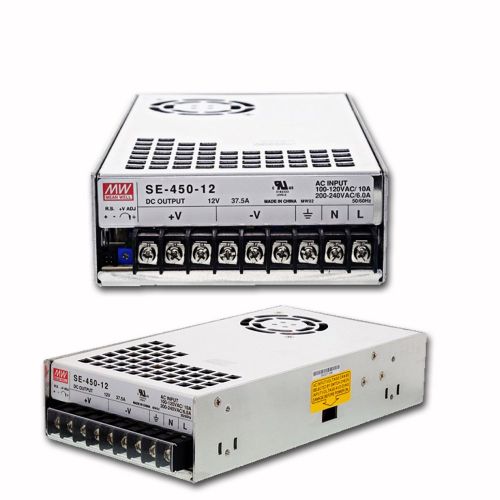 Блок живлення Mean Well SE-450-12 (450W;  37.5A; 12V; IP20) Series "SE"