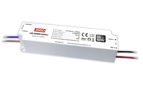 Блок живлення імпульсний ПЛАСТИК JINBO 100W 12V (IP67, 8.33А) Series "JLV"