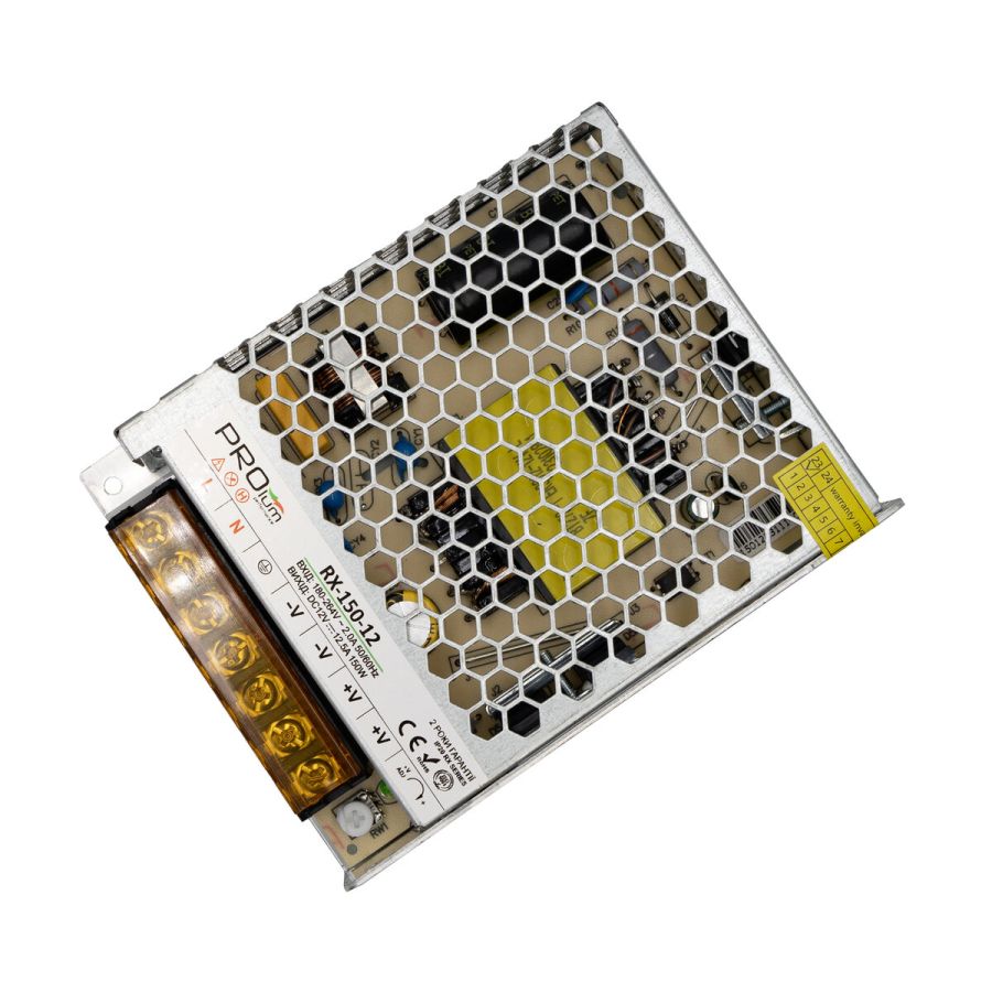 Блок живлення PROLUM™ 12V, 150W, 12.5А, Series "RX"