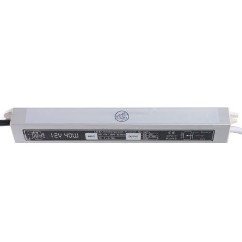 Блок питания 12В 40Вт 3,33A IP67 Stick WPS металлический Герметичный корпус