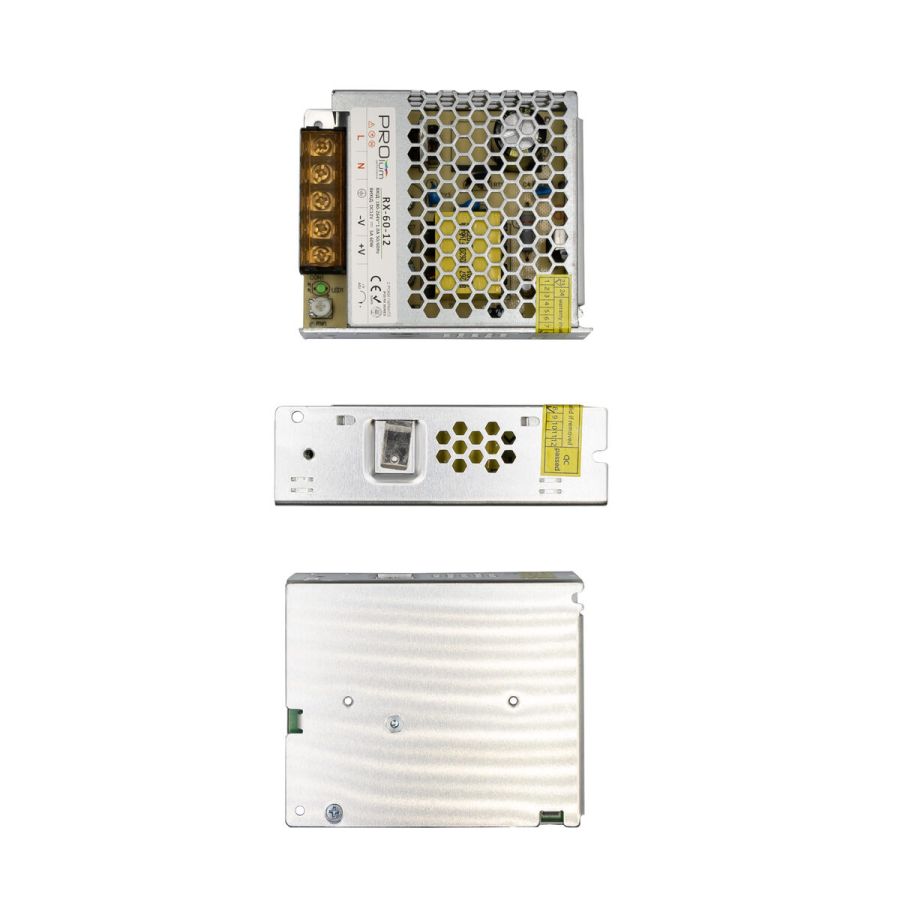Блок живлення PROLUM™ 12V, 60W, 5.0А, Series "RX"